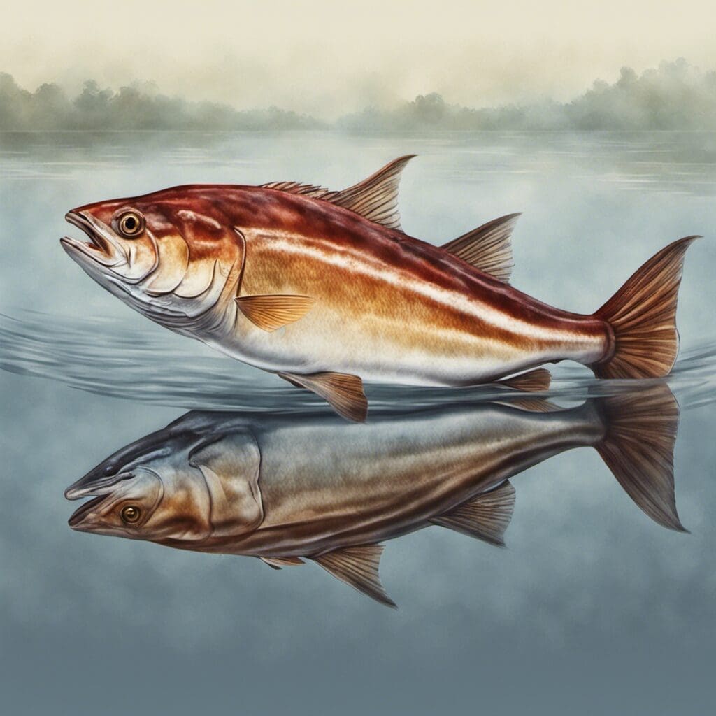 Realistic Photo of fishing species: Caranx ruber.