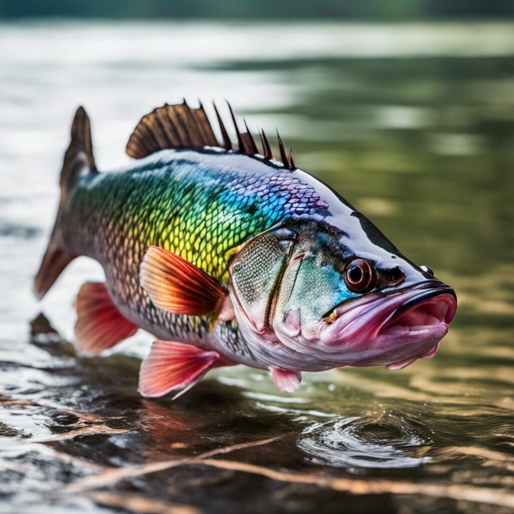 Professional photo of Rainbow Bass fish