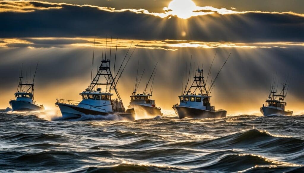 North American fishing boats