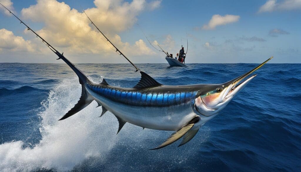 blue marlin fishing