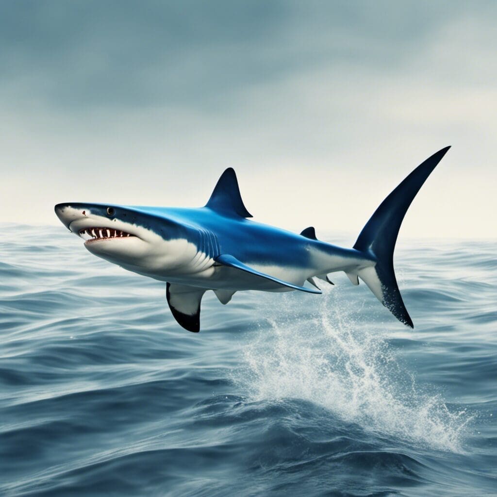 Blue Shark realistic photo