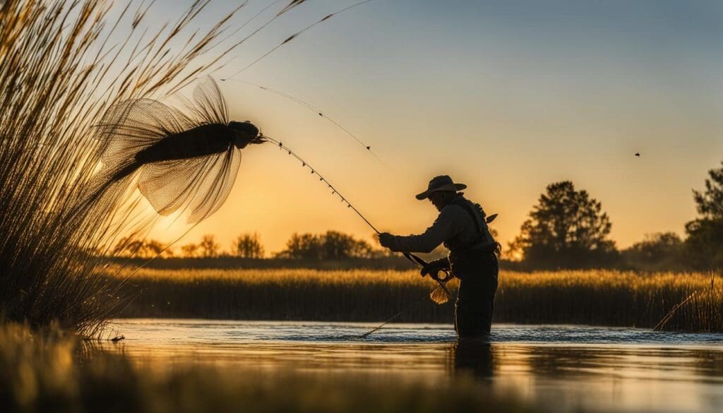Eliciting Reaction Strikes During Mayfly Hatches